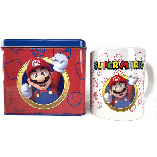 Imagenes del producto Hucha + taza Mario Super Mario Bros Nintendo