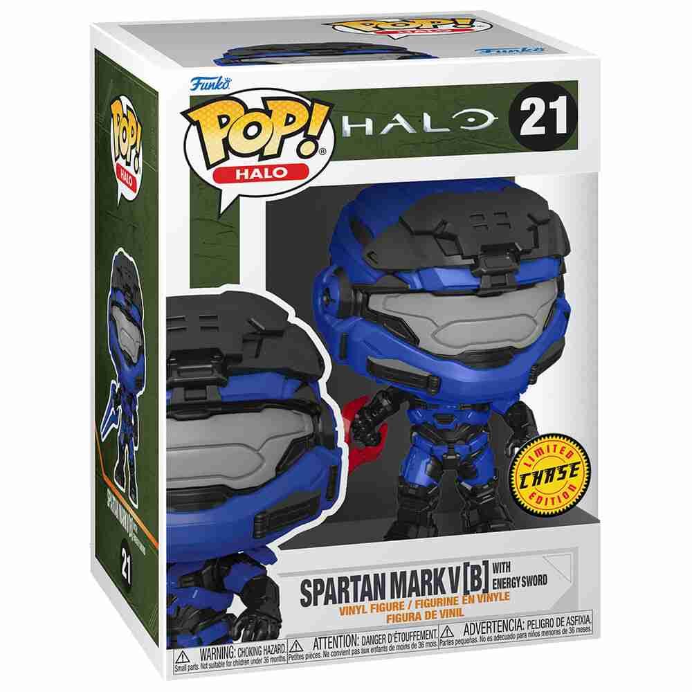 Figura POP Halo Infinite Spartan Mark V 5+1 Chase - Espadas y Más