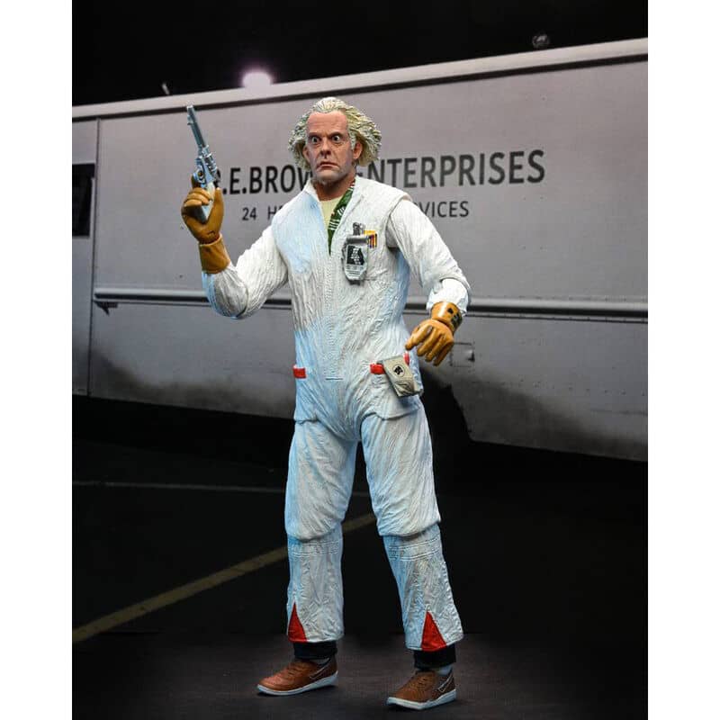 Figura Action Ultimate Doc Brown Regreso al Futuro 1985 18cm - Espadas y Más