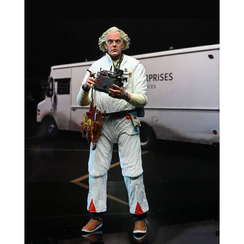 Figura Action Ultimate Doc Brown Regreso al Futuro 1985 18cm - Espadas y Más