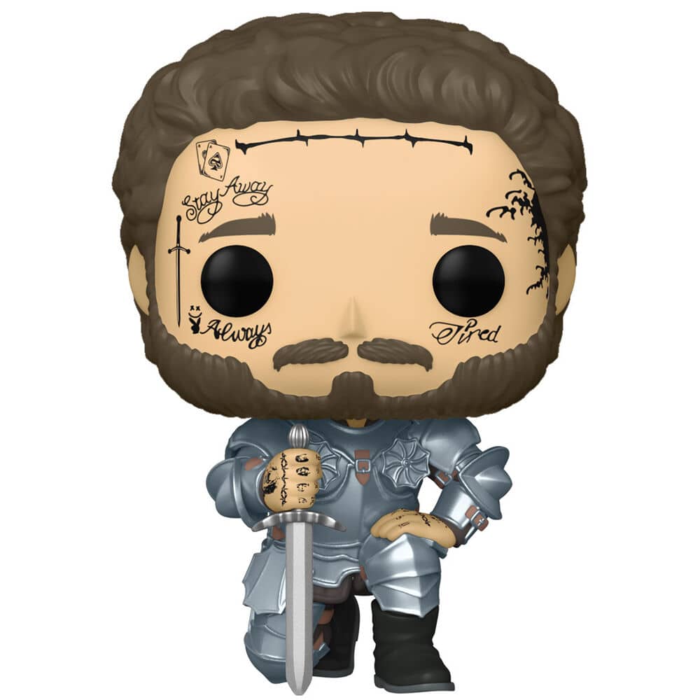 Imagen de Figura POP Rocks Knight Post Malone parte de nuestra colección en Espadas y más, sitio oficial.