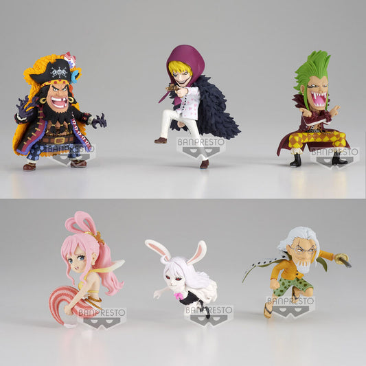 Imagenes del producto Pack 12 figuras World Collectable Landscapes vol.7 The Great Pirates 100 One Piece 7cm surtido