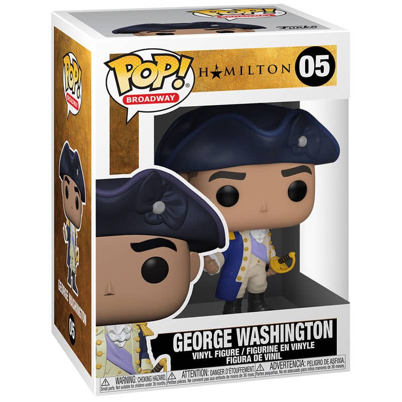 Imagen de Figura Pop Hamilton George Washington parte de nuestra colección en Espadas y más, sitio oficial.