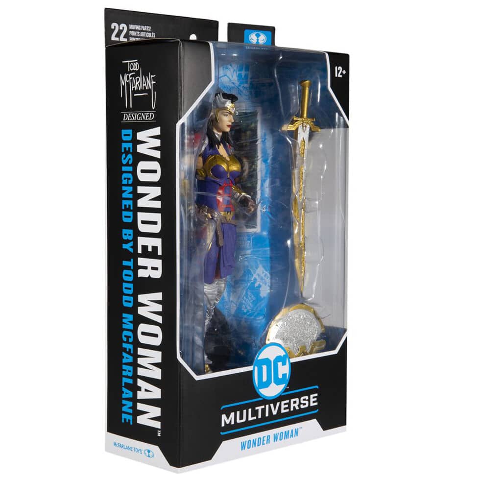 Figura Wonder Woman Multiverse DC Comics 18cm - Espadas y Más