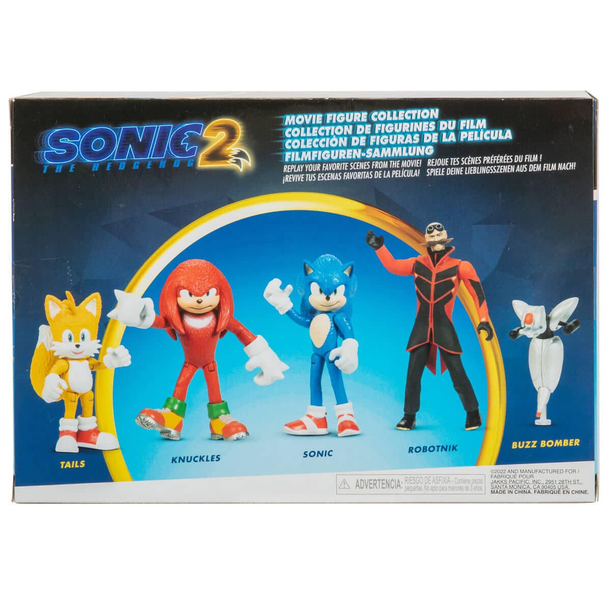 Set 5 Figuras Sonic 2 Sonic The Hedgehot 6cm - Espadas y Más