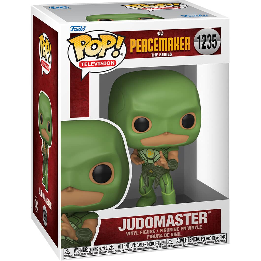 Imagen de Figura POP Peacemaker Judomaster parte de nuestra colección en Espadas y más, sitio oficial.