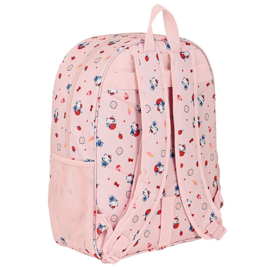 Mochila Happiness Girl Hello Kitty adaptable 42cm - Espadas y Más