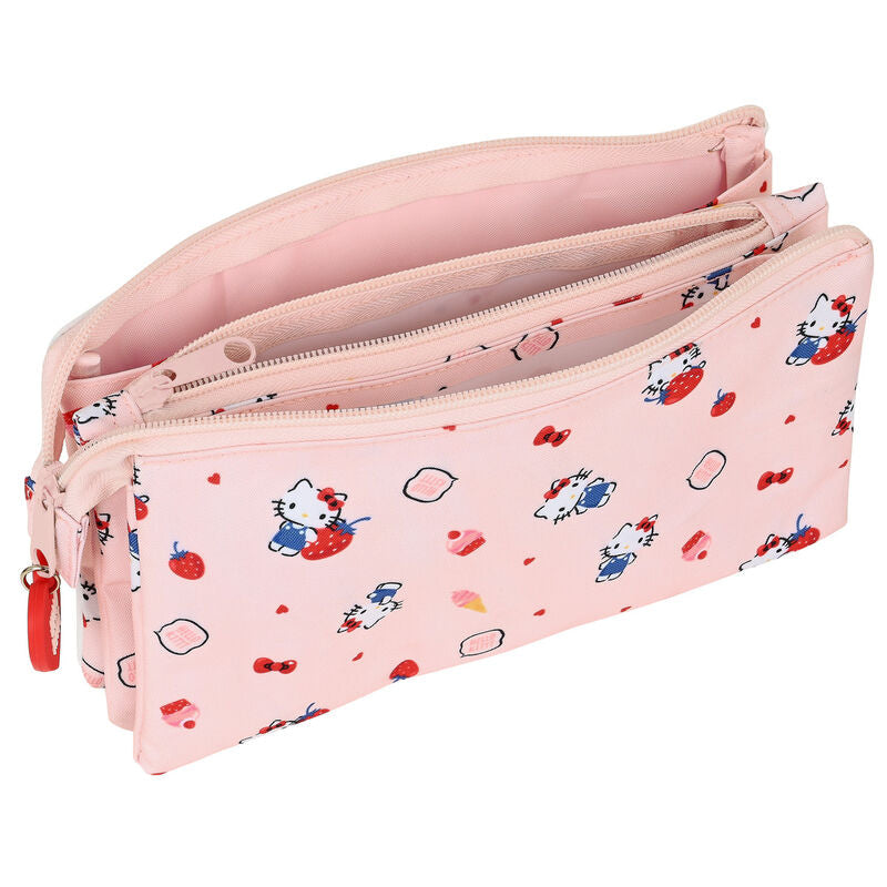 Portatodo Happiness Girl Hello Kitty triple - Espadas y Más