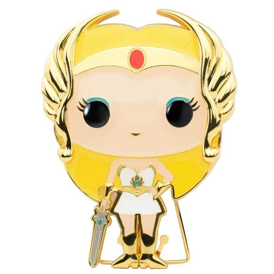 Imagen de POP Pin Masters del Universo She-Ra 10cm parte de nuestra colección en Espadas y más, sitio oficial.