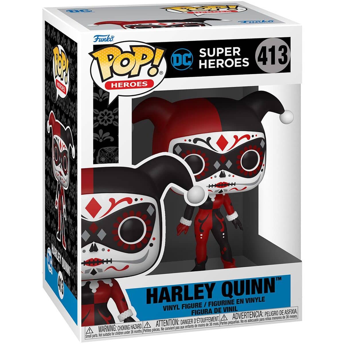 Figura POP Dia De Los DC Harley Quinn - Espadas y Más