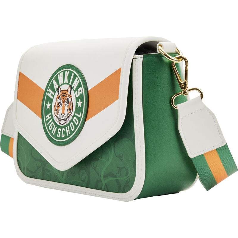 Imagen de Bolso bandolera Hawkins Stranger Things Loungefly parte de nuestra colección en Espadas y más, sitio oficial.