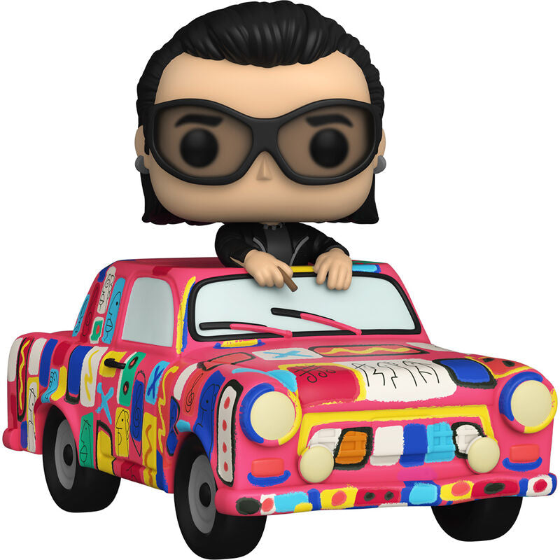 Figura POP U2 ZooTV Bono With Achtung Baby Car - Espadas y Más
