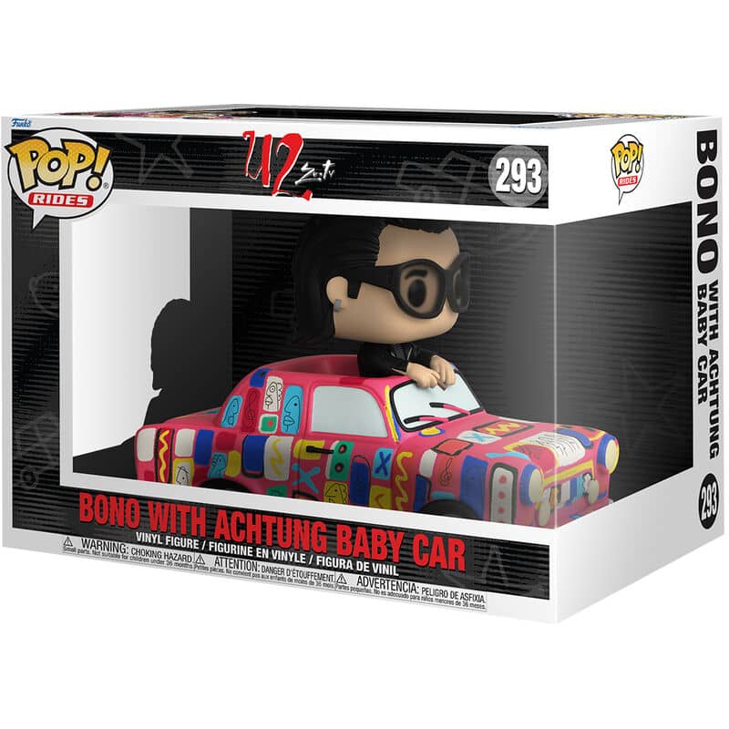 Figura POP U2 ZooTV Bono With Achtung Baby Car - Espadas y Más