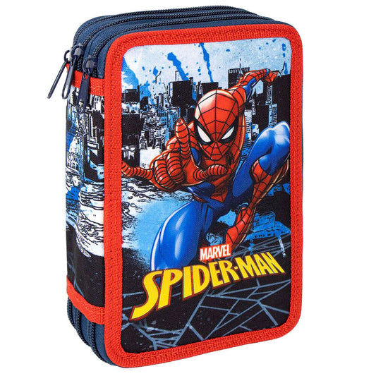 Imagen de Plumier Spiderman Marvel triple Facilitada por Espadas y más