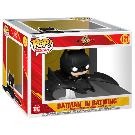 Imagenes del producto Figura POP Ride Deluxe DC Comics The Flash Batman in Batwing