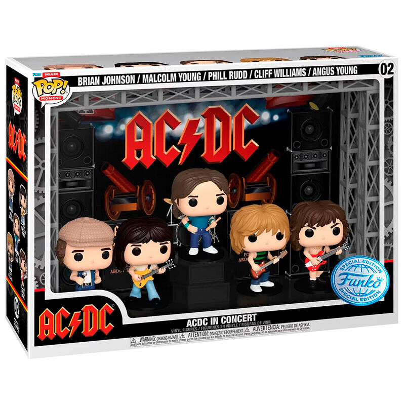 Imagenes del producto Figura POP Moments Deluxe AC/DC in Concert Exclusive