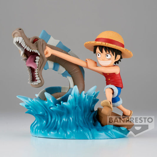 Imagenes del producto Figura Monkey D Luffy vs Local Sea Monster Log Stories One Piece 7cm