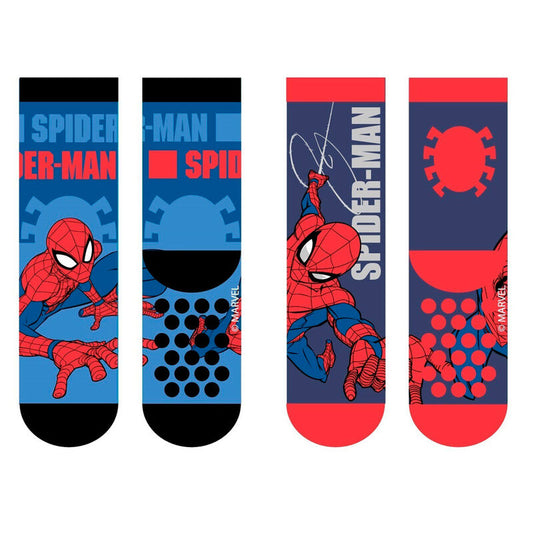 Imagenes del producto Set 2 calcetines antideslizantes Spiderman Marvel infantil surtido