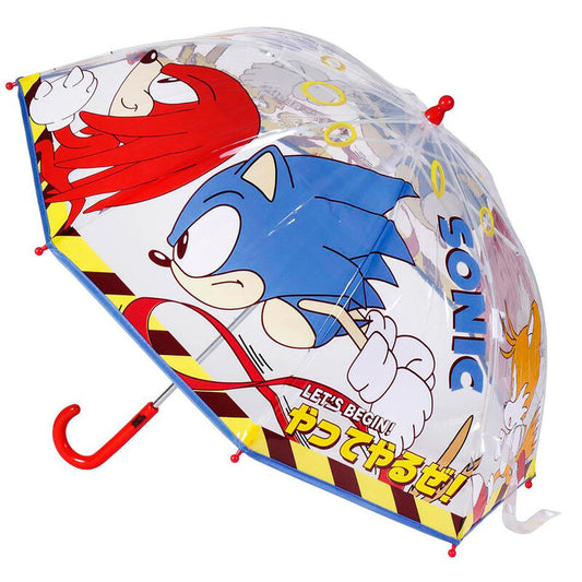 Imagenes del producto Paraguas manual burbuja Sonic The Hedgehog 45cm