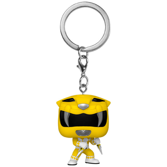 Imagenes del producto Llavero Pocket POP Power Rangers 30th Anniversary Yellow Ranger