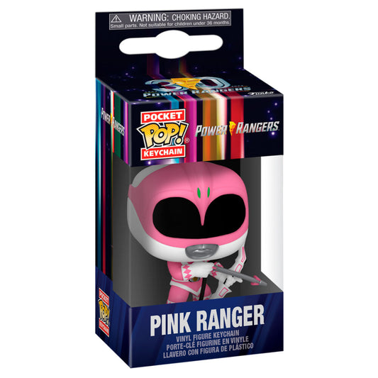 Imagenes del producto Llavero Pocket POP Power Rangers 30th Anniversary Pink Ranger