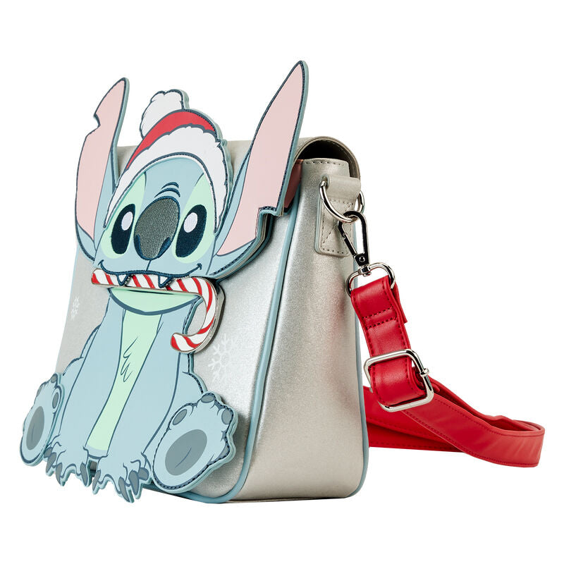 Bolso glitter Holiday Stitch Disney Loungefly