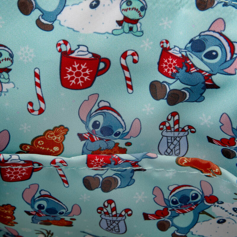 Bolso glitter Holiday Stitch Disney Loungefly