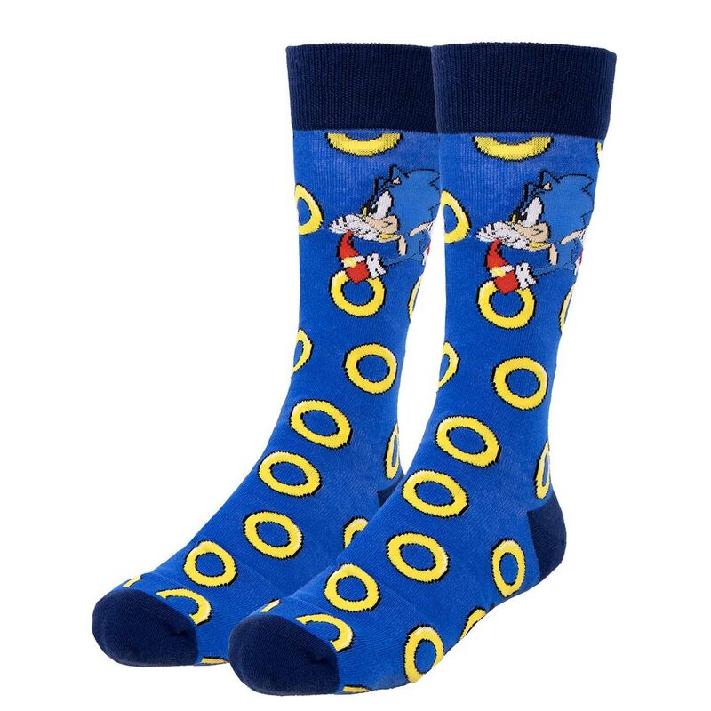 Set 3 calcetines Sonic the Hedgehog adulto