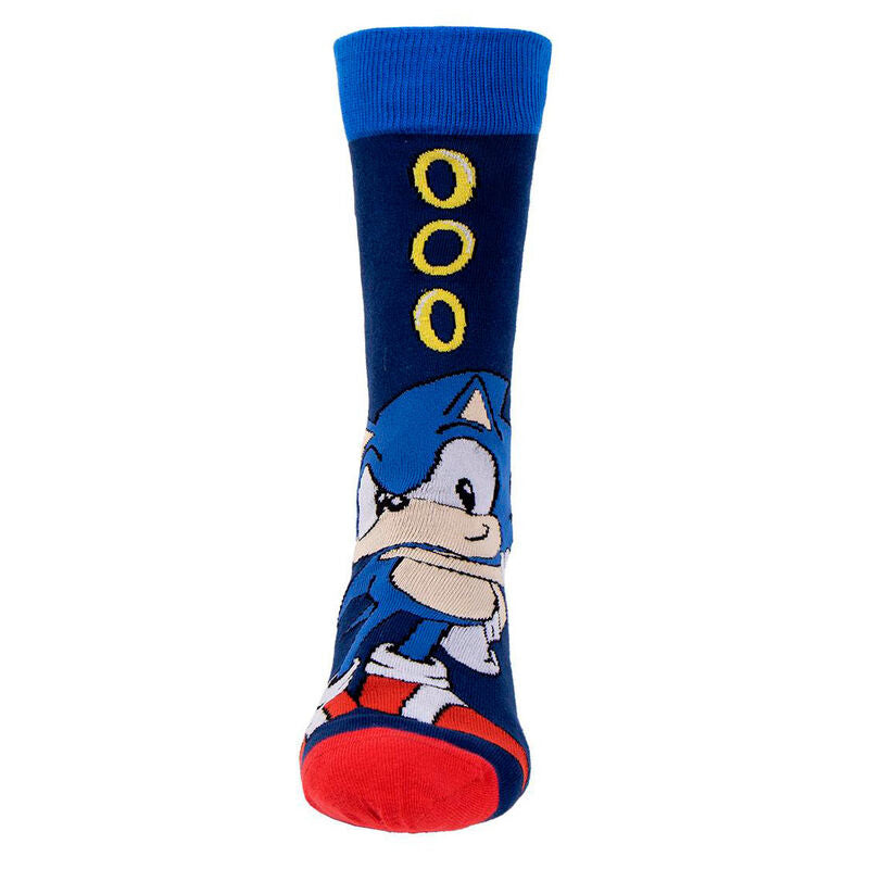 Set 3 calcetines Sonic the Hedgehog adulto