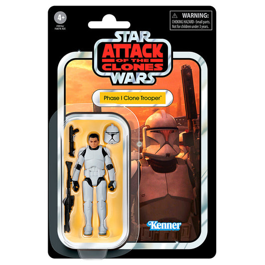 Imagen de Figura Phase I Clone Trooper Attack of the Clones Star Wars 9,5cm Facilitada por Espadas y más