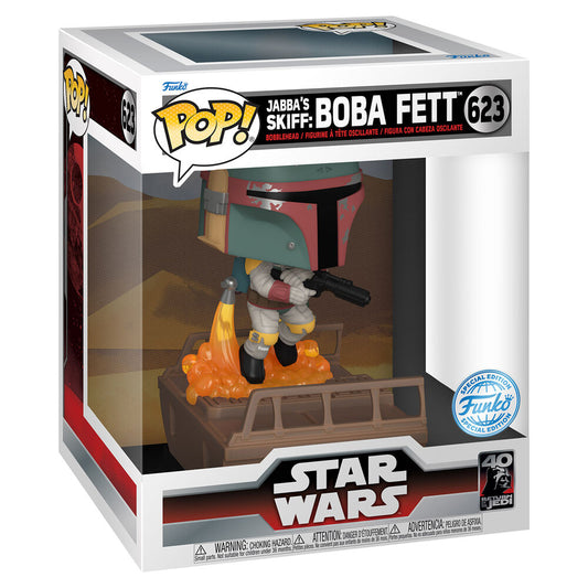 Imagen de Figura POP Deluxe Star Wars Boba Fett Exclusive Facilitada por Espadas y más