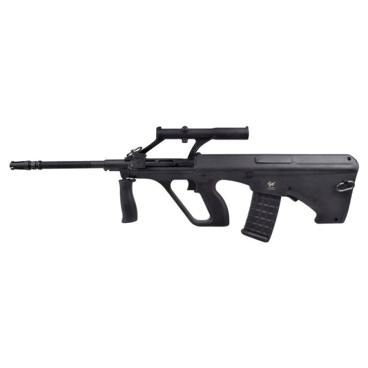 Imagen de Rifle Eléctrico Jg Works Aug Militar Negro (F0449A) parte de nuestra colección en Espadas y más, sitio oficial.