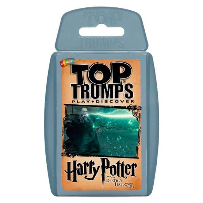 Imagen de Juego cartas Harry Potter Las Reliquias de la Muerte II Top Trumps Español parte de nuestra colección en Espadas y más, sitio oficial.