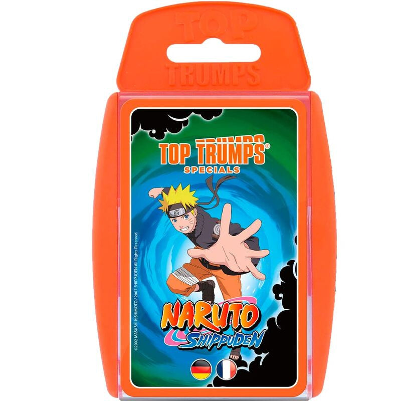 Imagen de Juego cartas Naruto Shippuden Top Trumps Español parte de nuestra colección en Espadas y más, sitio oficial.