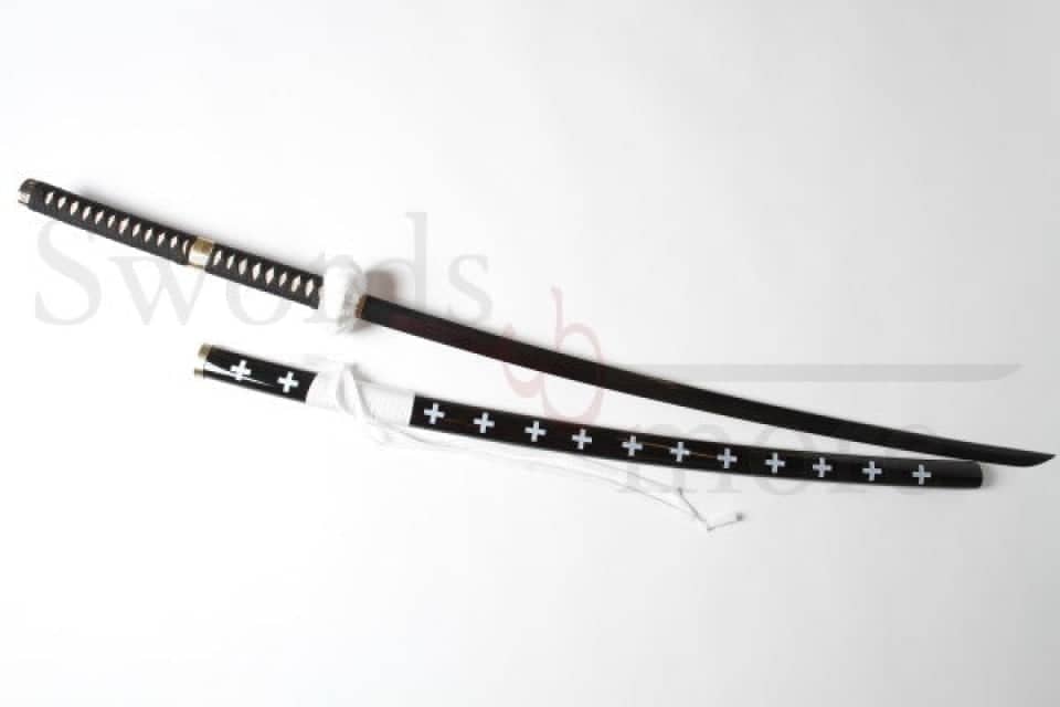 Imagen de Katana Trafalgar Law funcional afilada hoja negra 135 cm 40302 parte de nuestra colección en Espadas y más, sitio oficial.