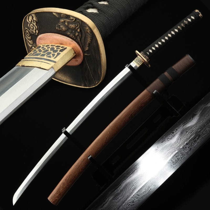 Katanas japonesas reales, espadas de hoja templada de arcilla de