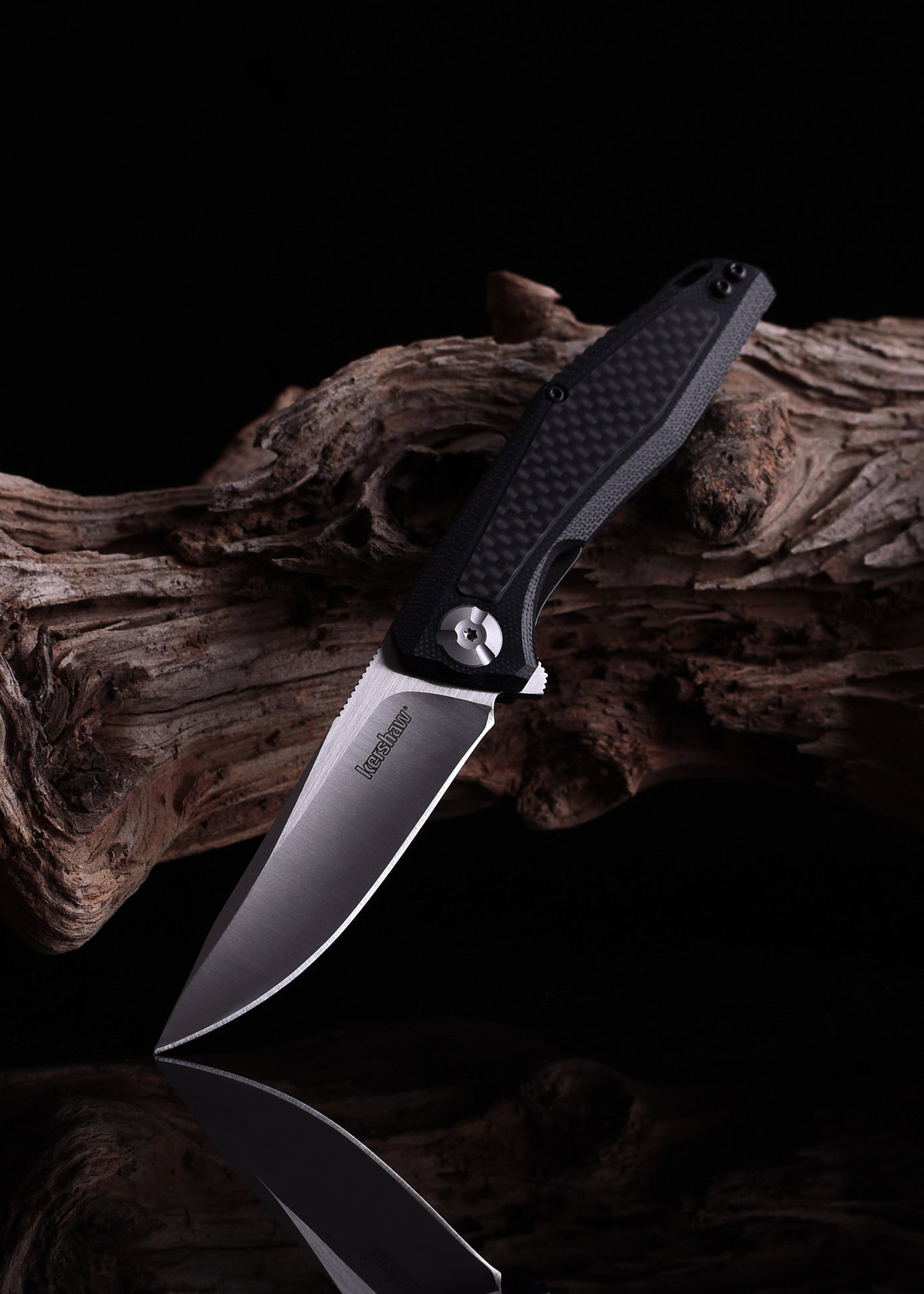 Navaja de bolsillo Kershaw Atmos, Verde oliva, Azul o Negra KW-4037 - Espadas y Más