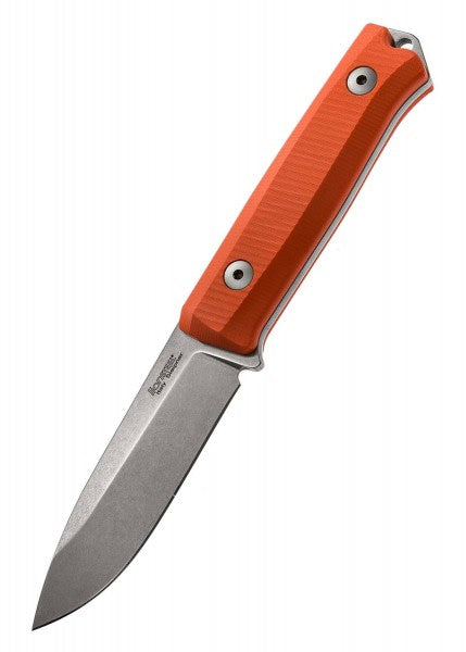 Cuchillo fijo B40 madera de olivo, naranja o Verde, Lionsteel LS-B40 - Espadas y Más
