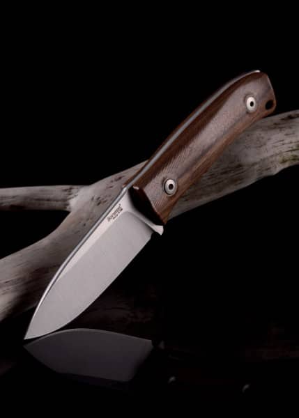 Cuchillo fijo M4 Con Mango en G10 negro o madera de santos Lionsteel LS-M4 - Espadas y Más