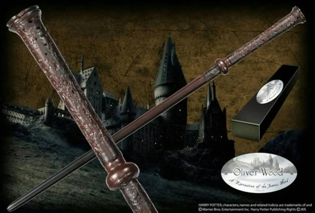 Varita de Oliver Wood Harry Potter NN8258 - Espadas y Más