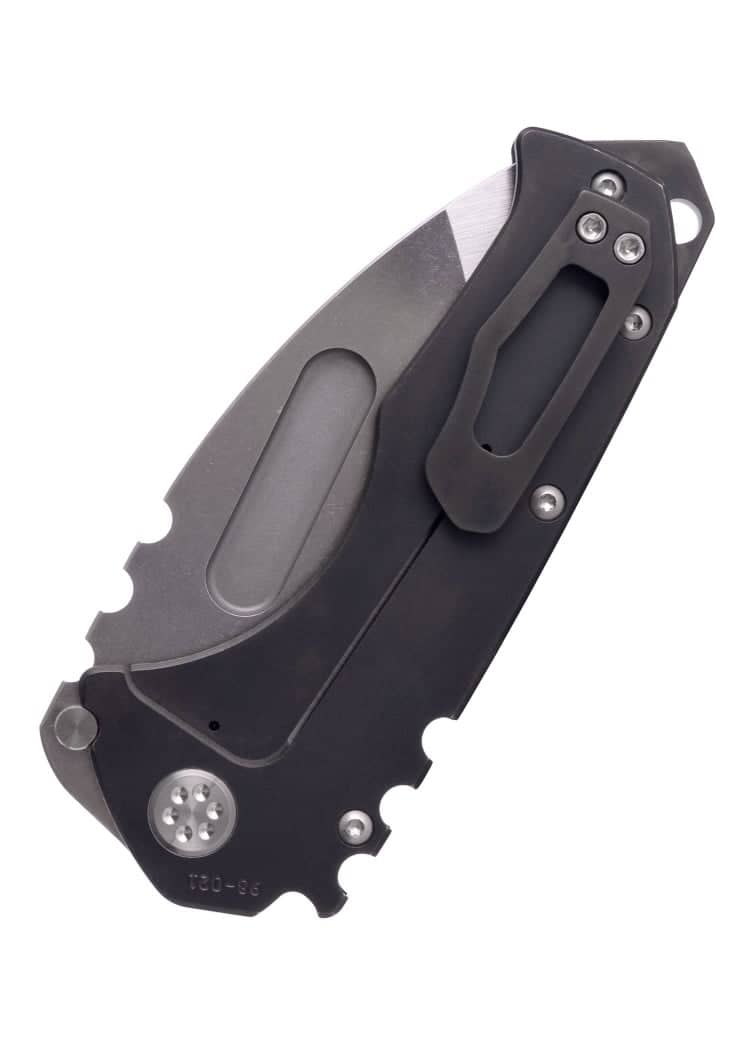 Imagen de Navaja Praetorian G Tumbled acero D2 Medford MK011DTT-08PT-SSCS-1 parte de nuestra colección en Espadas y más, sitio oficial.