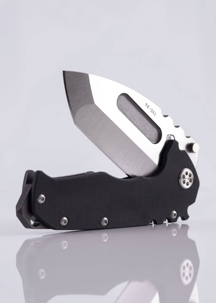 Imagen de Navaja Praetorian G Tumbled acero D2 Medford MK011DTT-08PT-SSCS-1 parte de nuestra colección en Espadas y más, sitio oficial.