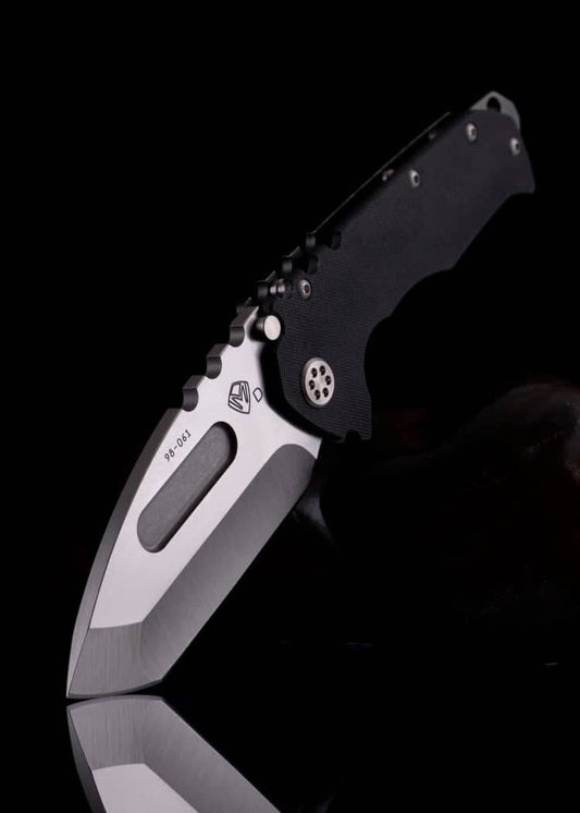 Imagen de Navaja Praetorian G Tumbled acero D2 Medford MK011DTT-08PT-SSCS-1 parte de nuestra colección en Espadas y más, sitio oficial.