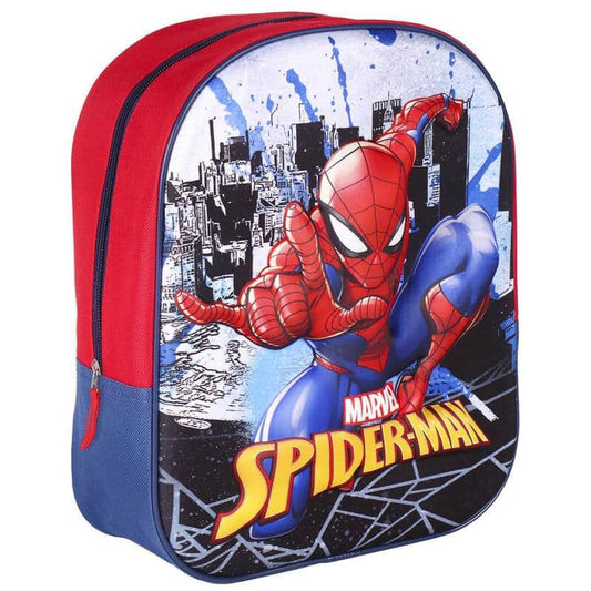 Mochila 3D Spider Spiderman Marvel 31cm - Espadas y Más