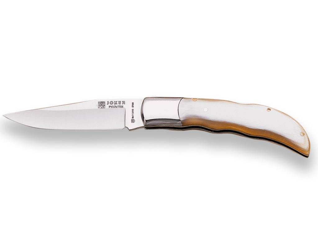 Imagen de Navaja Artesanal Con Cachas En Asta De Toro Ranura Dedos Y Hoja De 9 Cm. NA08 parte de nuestra colección en Espadas y más, sitio oficial.