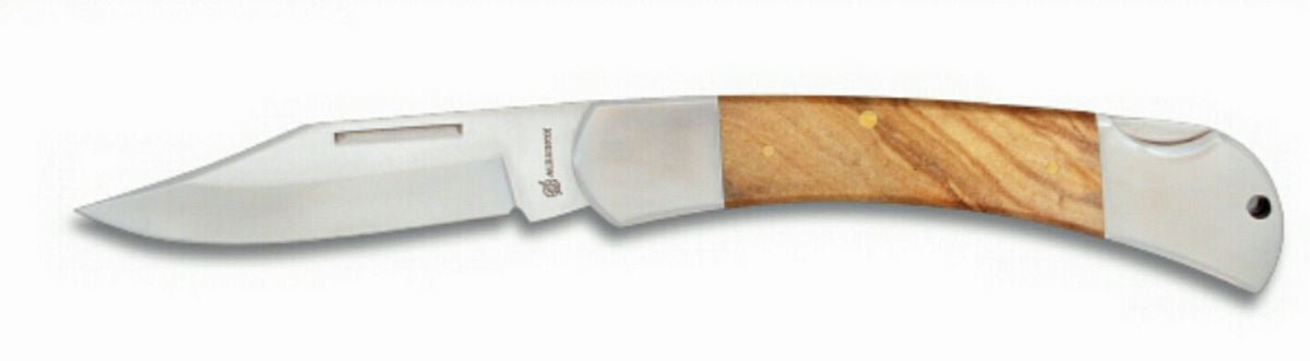 Imagen de Navaja clásica cachas de olivo parte de nuestra colección en Espadas y más, sitio oficial.