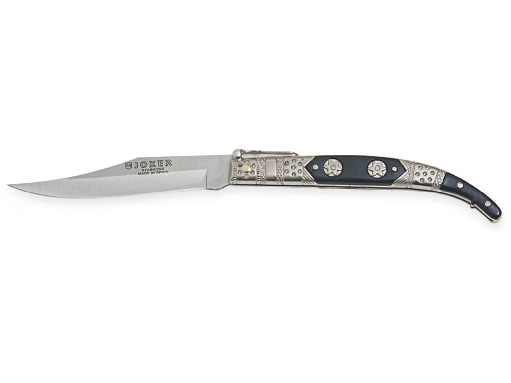 Imagen de Navaja Clasica Con Puño Zamak Decorado Y Hoja 10 Cm N103A parte de nuestra colección en Espadas y más, sitio oficial.