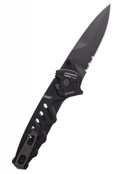 Navaja de bolsillo Caimano Nero N.A., Extrema Ratio 04.1000.0166-BLK - Espadas y Más