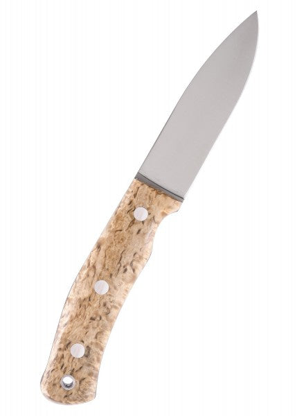 Navaja fija Swedish Forest, abedul rizado estabilizado Casstrá¶m CA-13118 - Espadas y Más
