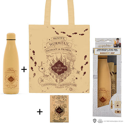 Imagen de Pack de 3 productos Mapa del Merodeador - Harry Potter parte de nuestra colección en Espadas y más, sitio oficial.